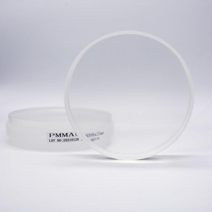 Offenes zahnmedizinisches klares PMMA-Disketten-Implantats-Material für zahnmedizinisches Labor