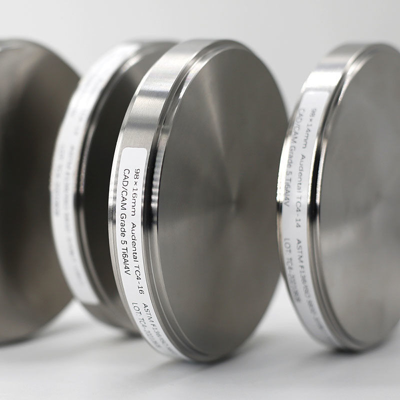 Audental Gr5 CAD CAM Zahnfräsenmaterial Titanium Leere Ti-Scheibe Titanium-Blöcke Scheibe