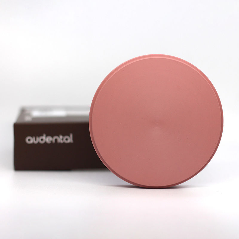 Natürliche gelbe rosa weiße Zahn-PEEK-Block für Rahmen