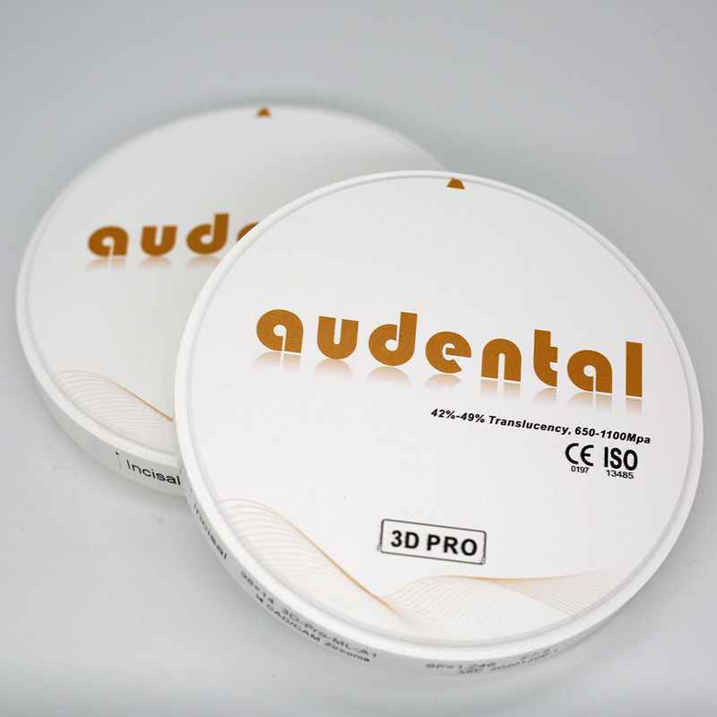 92/95/98mm Dental Lab 3D Pro Zirkonie-Block mit hoher Durchsichtigkeit und mehrschichtigem Design