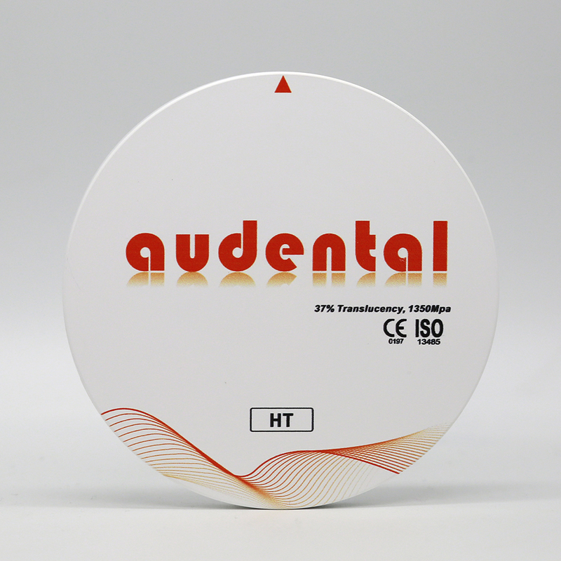 Audental HT/DHT Weiße Krone und Brücken Zirkonia Blöcke Zahnlabor CAD CAM System Fabrikpreis Zahnverbrauchsmittel Zahnzirkonia