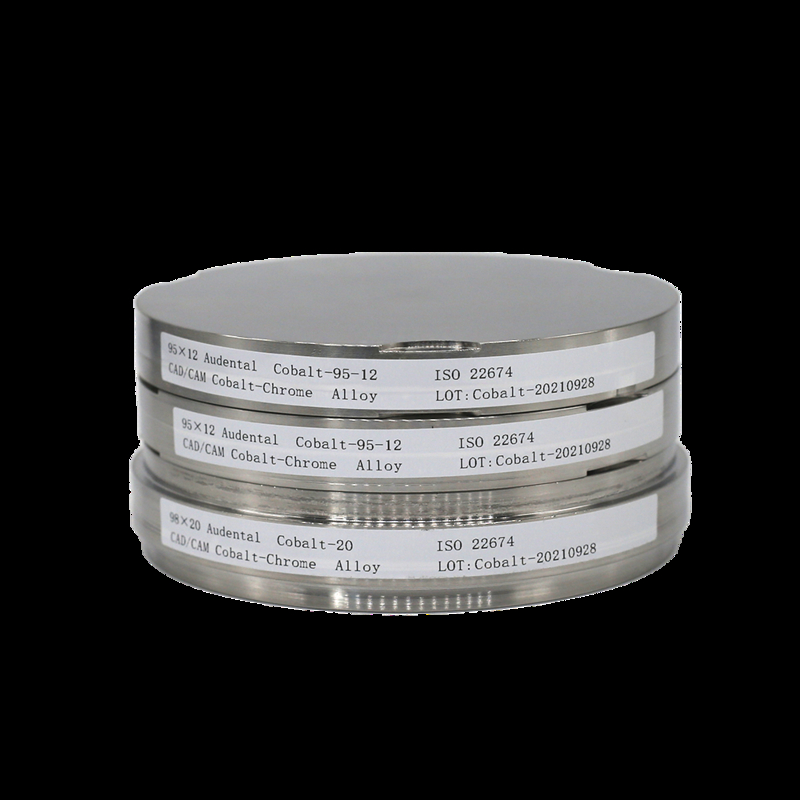 Audental 98×12 mm CoCr Dental Milling Disc | Cobalt Chrome for Dental Labs