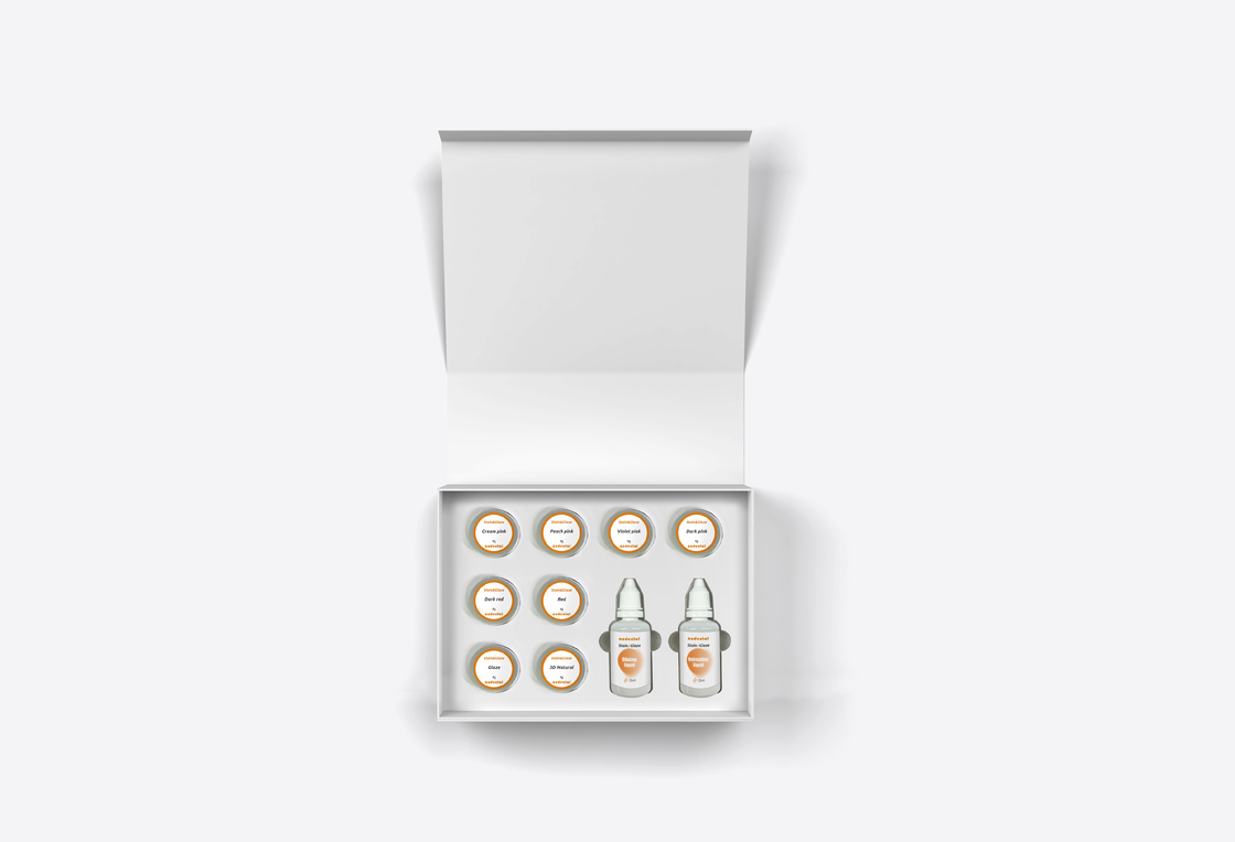 Dental Lab Fleck und Glasur Paste 25 ml Flüssigkeit 4g 3D Glasur Paste Fleck und Glasur Material