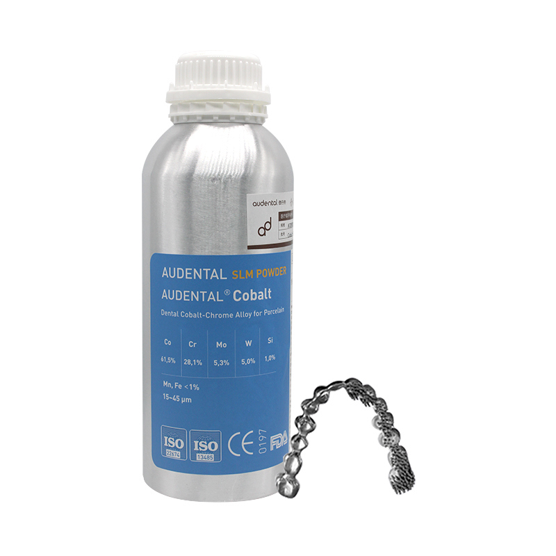 Audental CoCr SLM Pulver Hochreine Kobalt-Chrom-Legierung für den dentalen 3D-Metalldruck und Lasersintern