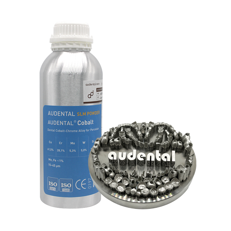 Audental CoCr SLM Pulver Hochreine Kobalt-Chrom-Legierung für den dentalen 3D-Metalldruck und Lasersintern