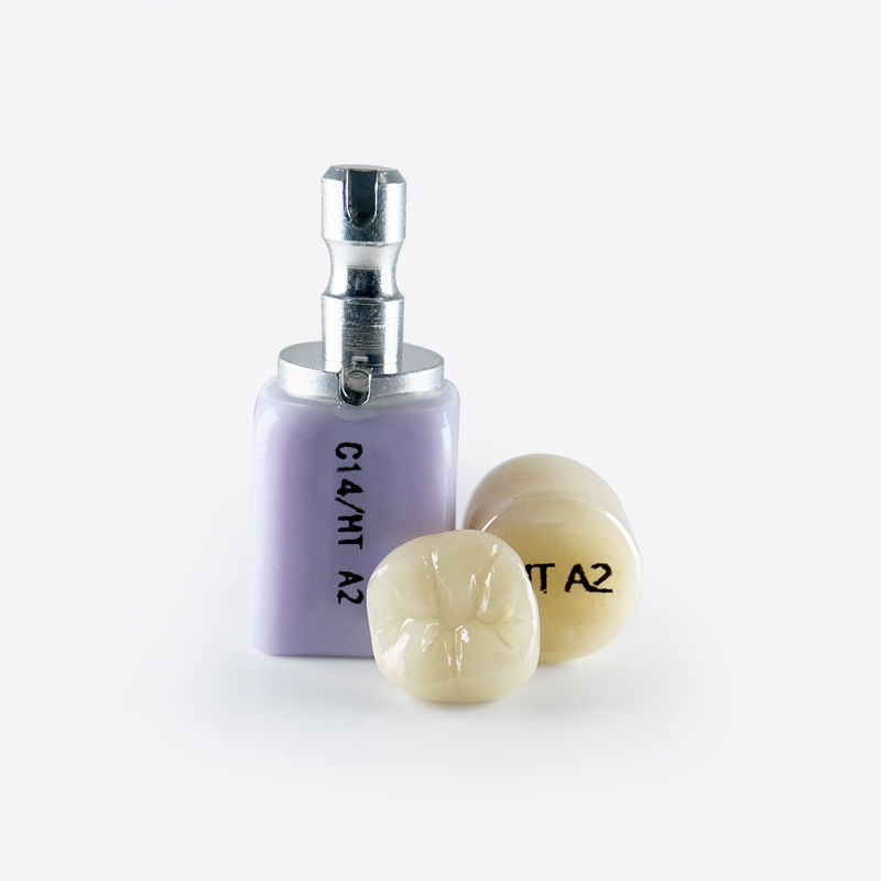 Audental Dental Lab Materialien Glas Keramik Zirkonie Block Lithium Disilikat Block Ingot für die Zahnrestaurierung