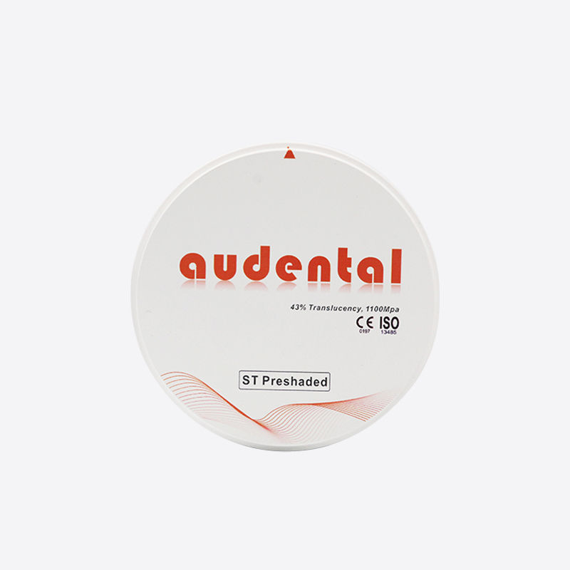 Vorschattete Zirkonie-Block hohe Durchsichtigkeit und Festigkeit für natürliche ästhetische Zahnrestaurationen und Vollkontur-Kästen