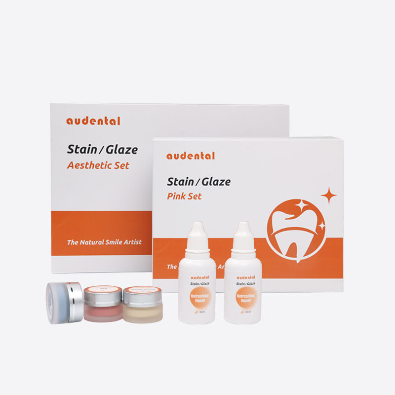 Dental Lab Fleck und Glasur Paste 25 ml Flüssigkeit 4g 3D Glasur Paste Fleck und Glasur Material
