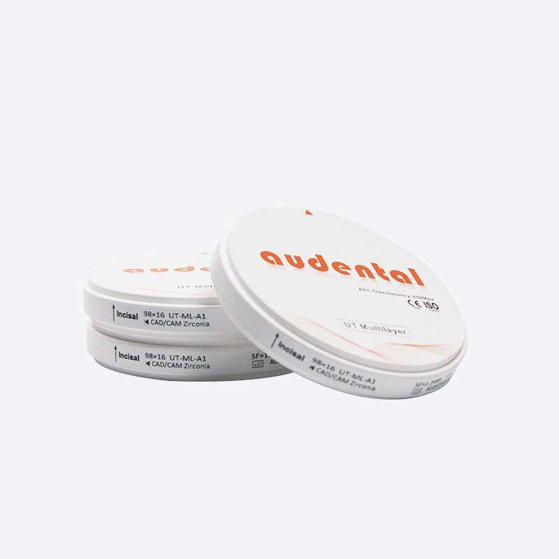 Präzisionsgefertigter mehrschichtiger Zirkonie-Block mit ausgewogener Festigkeit und natürlicher Ästhetik für Zahnbehandlungen