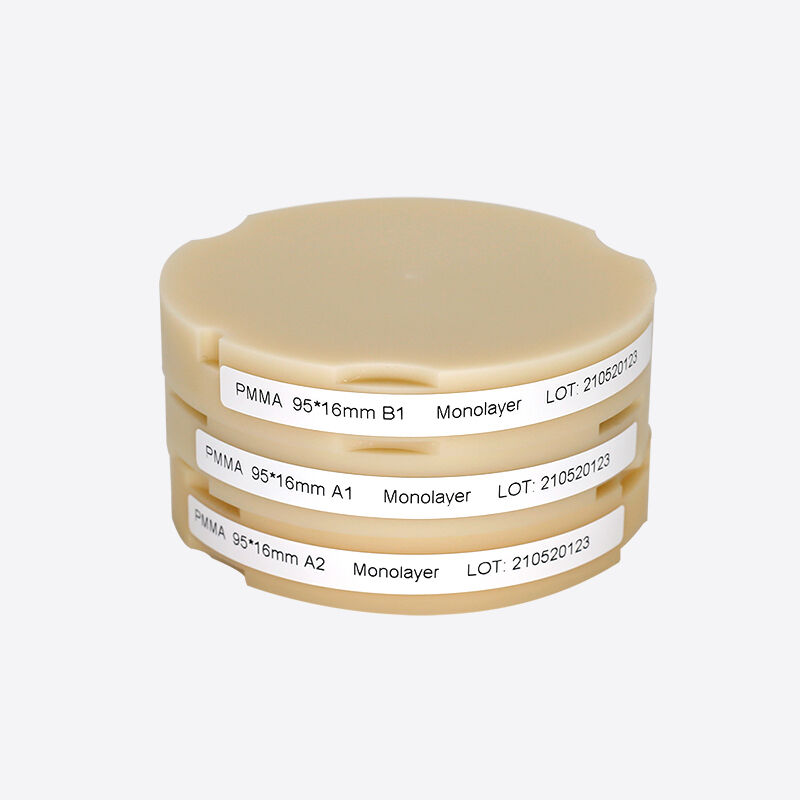 Dental Lab Fräsmaterial Pink-A2 PMMA-Block für vollständige Zahnersatz 98mm/95mm Größe und Form