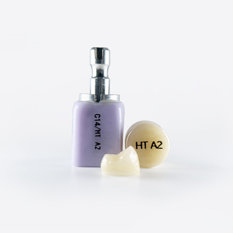 Dentalglas Keramik Lithiumdisilikat Material Entwickelt für Veneers Kronen Inlays Onlays und 3-gliedrige Frontbrücken