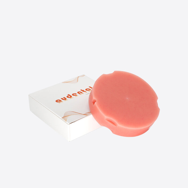 Dental PMMA Block Pink A2 Shade für natürliche Gingiva-Ästhetik Ideal für temporäre Kronen, Brücken und Prothesen-Gerüste