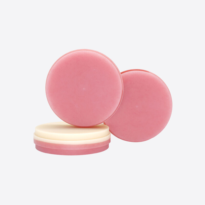 Dental PMMA Block Pink A2 Shade für natürliche Gingiva-Ästhetik Ideal für temporäre Kronen, Brücken und Prothesen-Gerüste