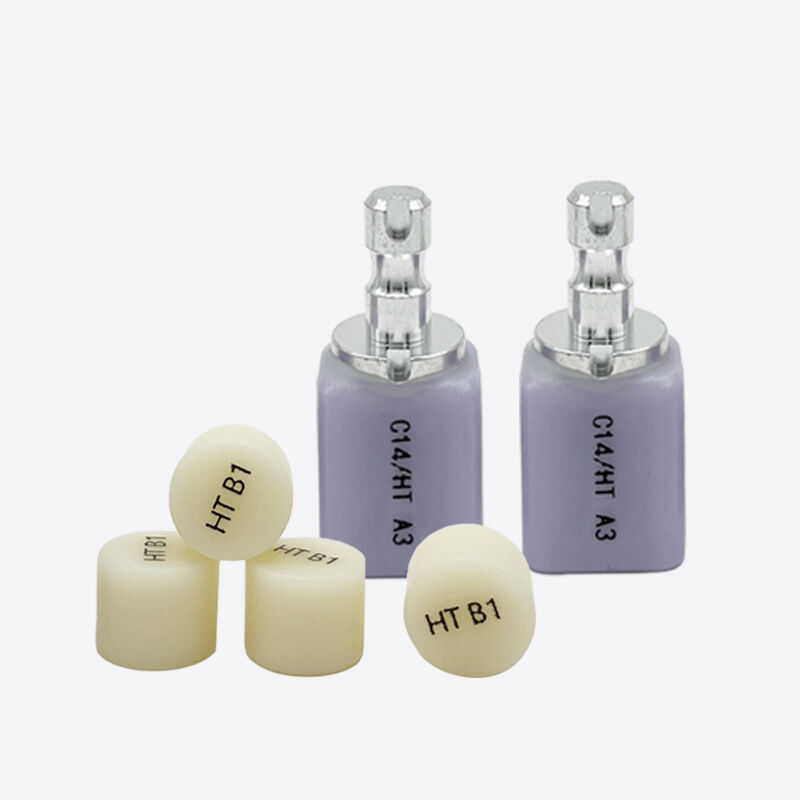 Dentalglas Keramik Lithiumdisilikat Material Entwickelt für Veneers Kronen Inlays Onlays und 3-gliedrige Frontbrücken