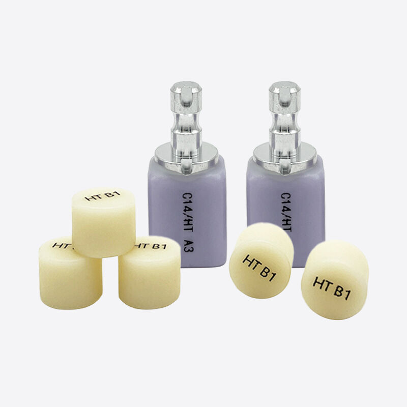 Dentalglas Keramik Lithiumdisilikat Material Entwickelt für Veneers Kronen Inlays Onlays und 3-gliedrige Frontbrücken