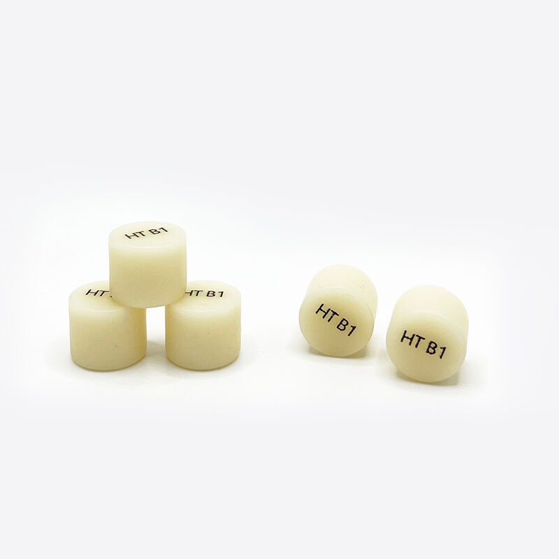 Dentalglas Keramik Lithiumdisilikat Material Entwickelt für Veneers Kronen Inlays Onlays und 3-gliedrige Frontbrücken