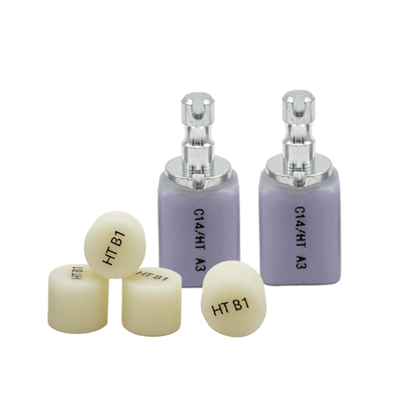 Dentalglas Keramik Lithiumdisilikat Material Entwickelt für Veneers Kronen Inlays Onlays und 3-gliedrige Frontbrücken