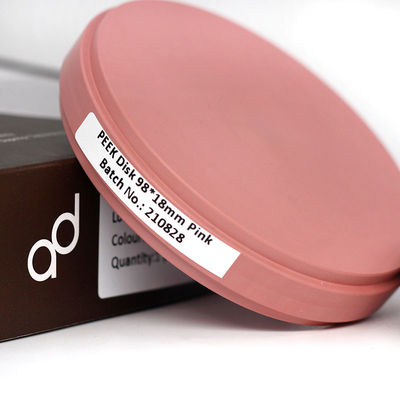 92 mm Dental Pmma Block CAM CAD Peek Block Rahmenimplantate Zahnmedizin