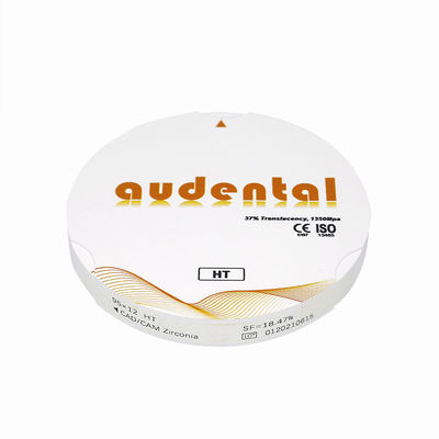 Weißes, hochtransluzentes Dental-Zirkonoxid HT CAD CAM Rohlinge Labormaterial
