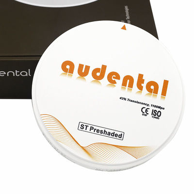 CAD CAM Vorschattung Zirkonia Block ST/DST Hochtransparenz Zirkonia 43% ISO