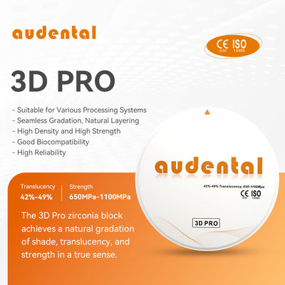 Audental Dental Material 3d Pro Verbrauchsmaterialien Maschinenmaterial Zirkonia Blöcke Zahnlabor