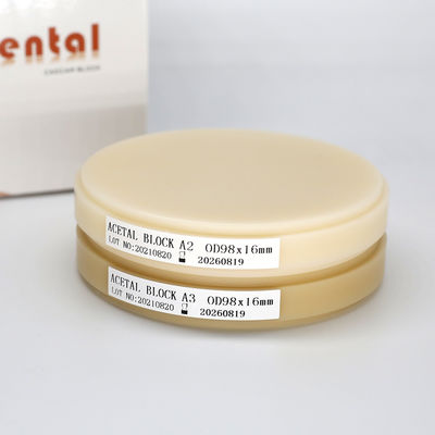Audental Cadcam Dental PMMA Block OEM/ODM Zahnersatzmaterial Zahnmaterial