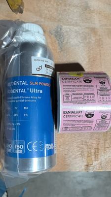 Audental Ultra SLM Pulver CoCrMo Material für CE FDA IdentAlloy Zertifiziertes Dental 3D Metalldruckwerk