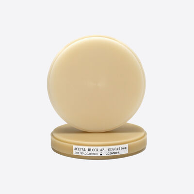 Dental Lab Fräsmaterial Pink-A2 PMMA-Block für vollständige Zahnersatz 98mm/95mm Größe und Form