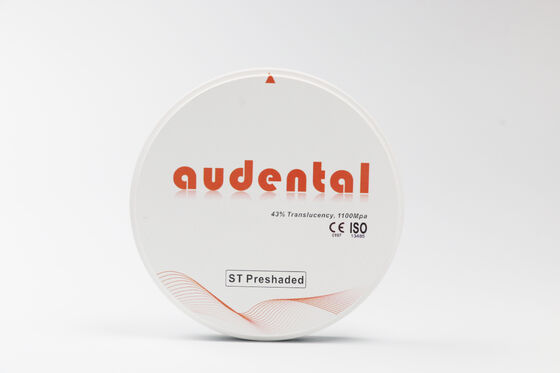 Vorgefärbter Zirkonoxidblock für gleichmäßige Farbgenauigkeit und hohe Transluzenz für natürlich aussehende Zahnrestaurationen